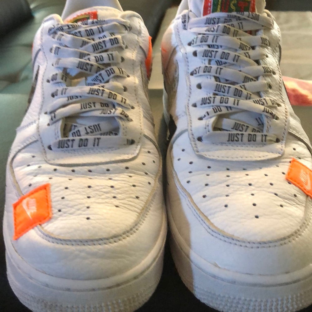 Nike just do it Air Force ones